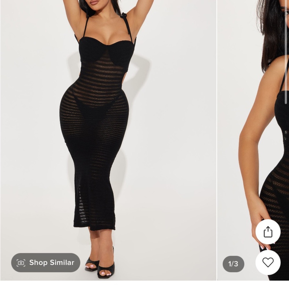 NWT halter swim coverup